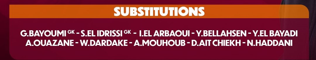 CDM U17 / Maroc-Mali : Abdellah Ouazane débute sur le banc