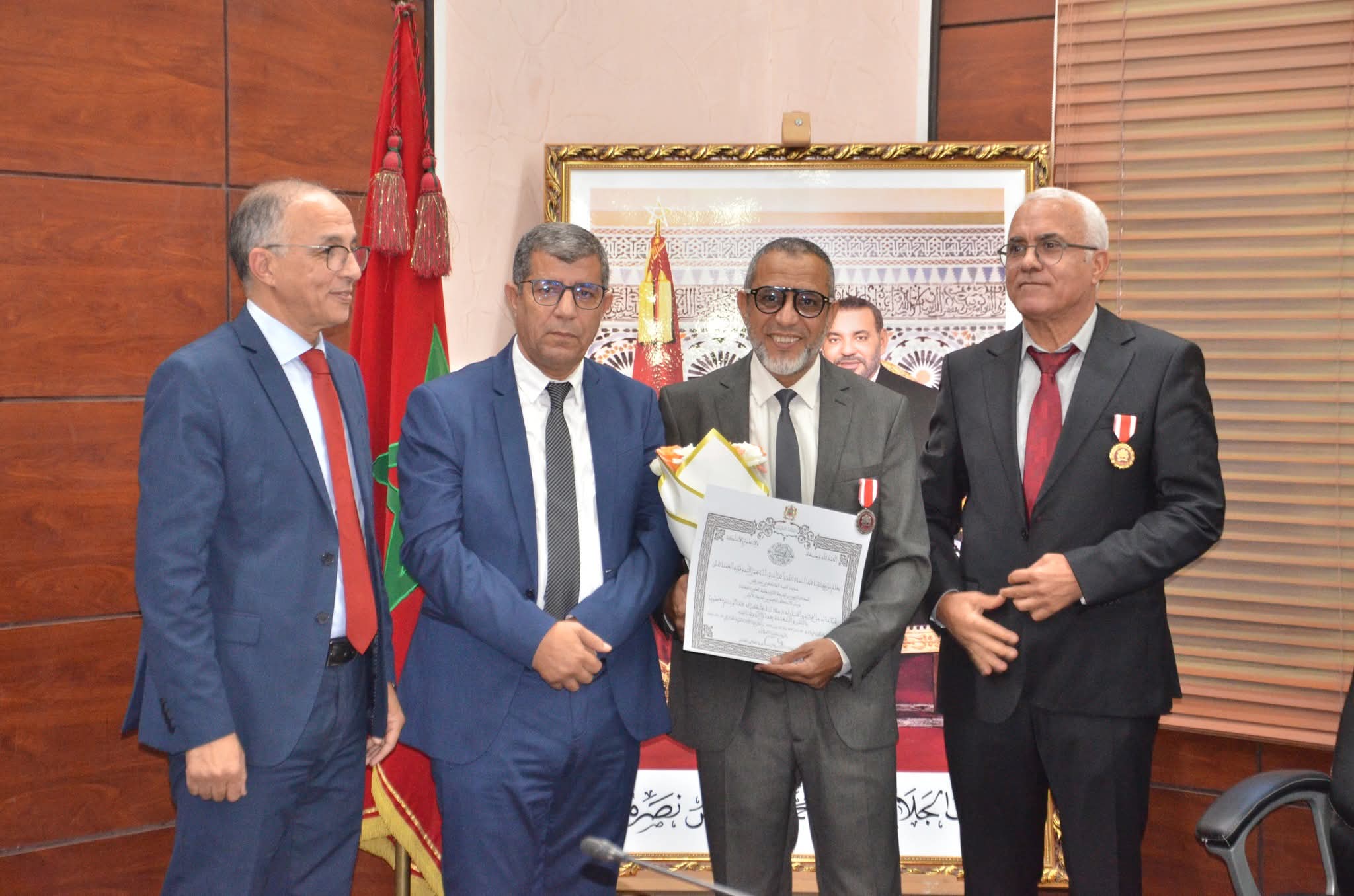 ​Université Chouaïb Doukkali d'El Jadida   Remise des hautes distinctions royales aux enseignants et cadres de l’Université