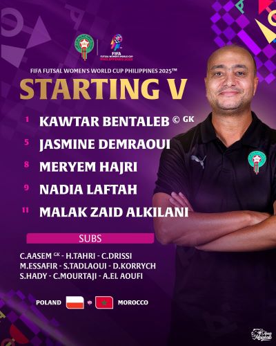 CDM (F) Futsal 2025 : Le Maroc qualifié pour les quarts de finale