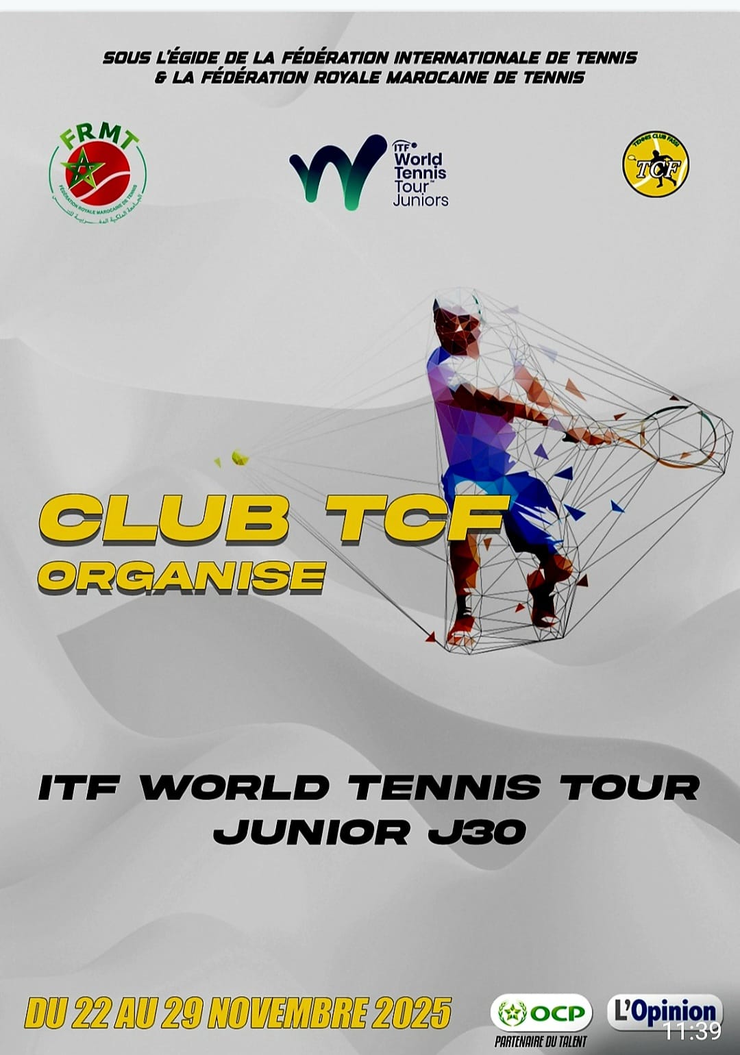 Tennis/ Aux ITF World Tennis Tour J30: Au T.C Fassi, l'apothéose sans les nationaux !