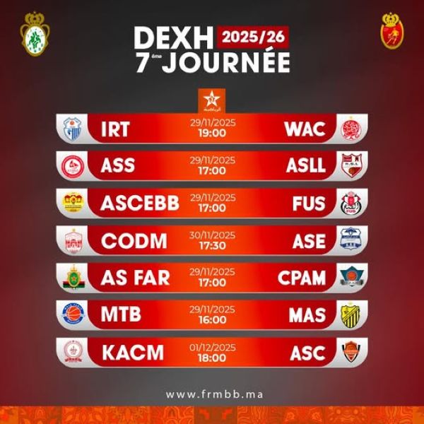Basket. DEX (H) / J7 : Programme du week-end