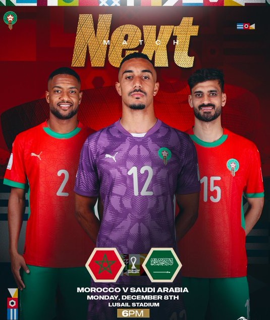 Foot : le choc Maroc vs Arabie saoudite au cœur du programme du jour