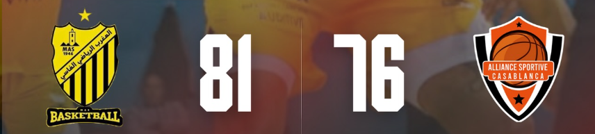 Basket / DEX (J8) : Le FUS signe un retentissant 102-60, le MAS toujours en tête