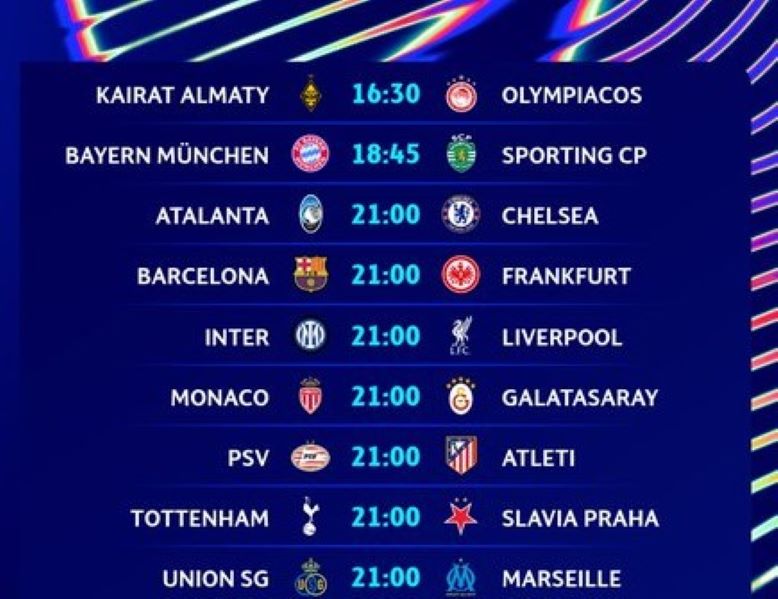 Ligue des champions : coup d’envoi de la J6 de la phase de ligue ce soir