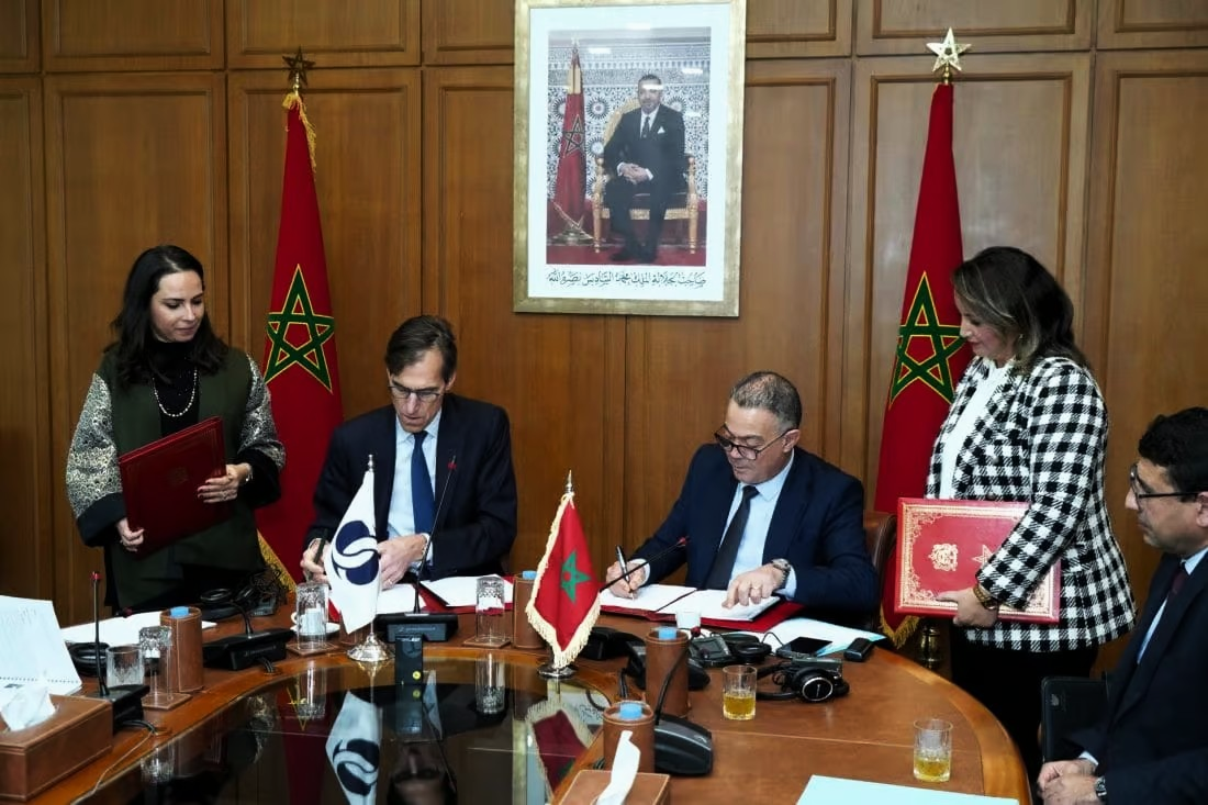 Maroc-BERD : Signature d'un contrat de financement de 150 M€ pour le projet "SAISS III"