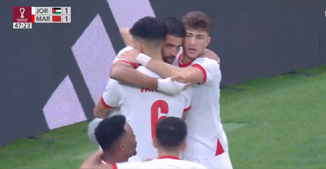 Finale CA  FIFA 2025 : La Jordanie égalise dès la reprise