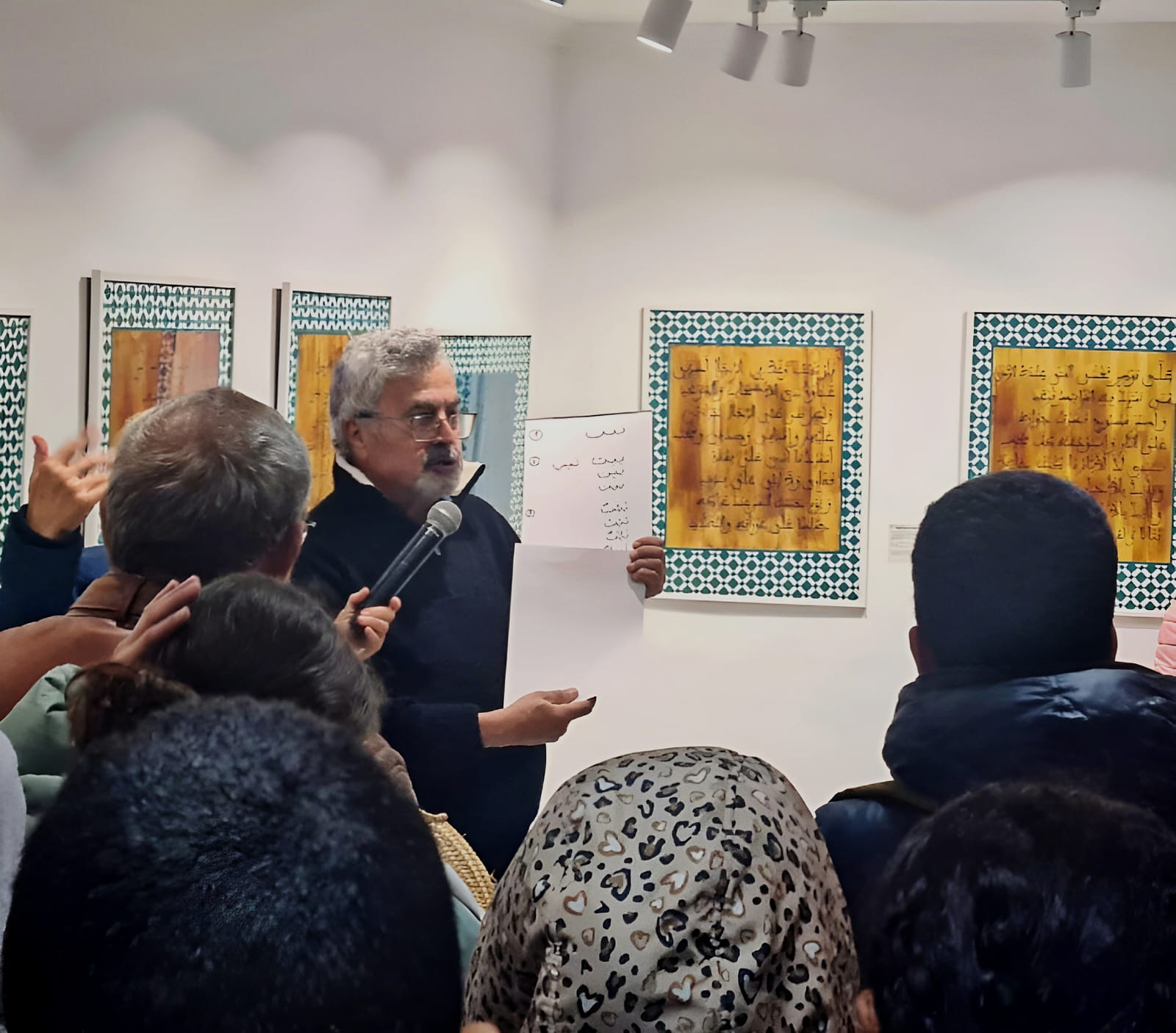 ​El Jadida -Vernissage : Didier Klein, un calligraphe français célèbre les racines poétiques de la langue arabe