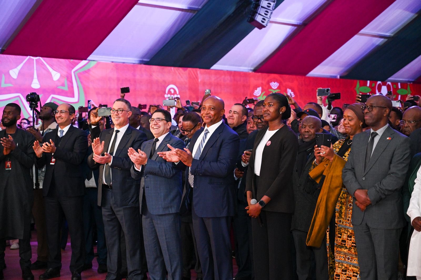 CAN 25 :  Inauguration de la Fan Zone ‘’Université Internationale de Rabat’’