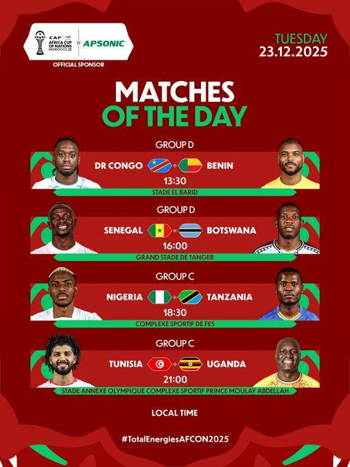 CAN Maroc 25 : Sénégal et Tunisie entrent en scène ce mardi
