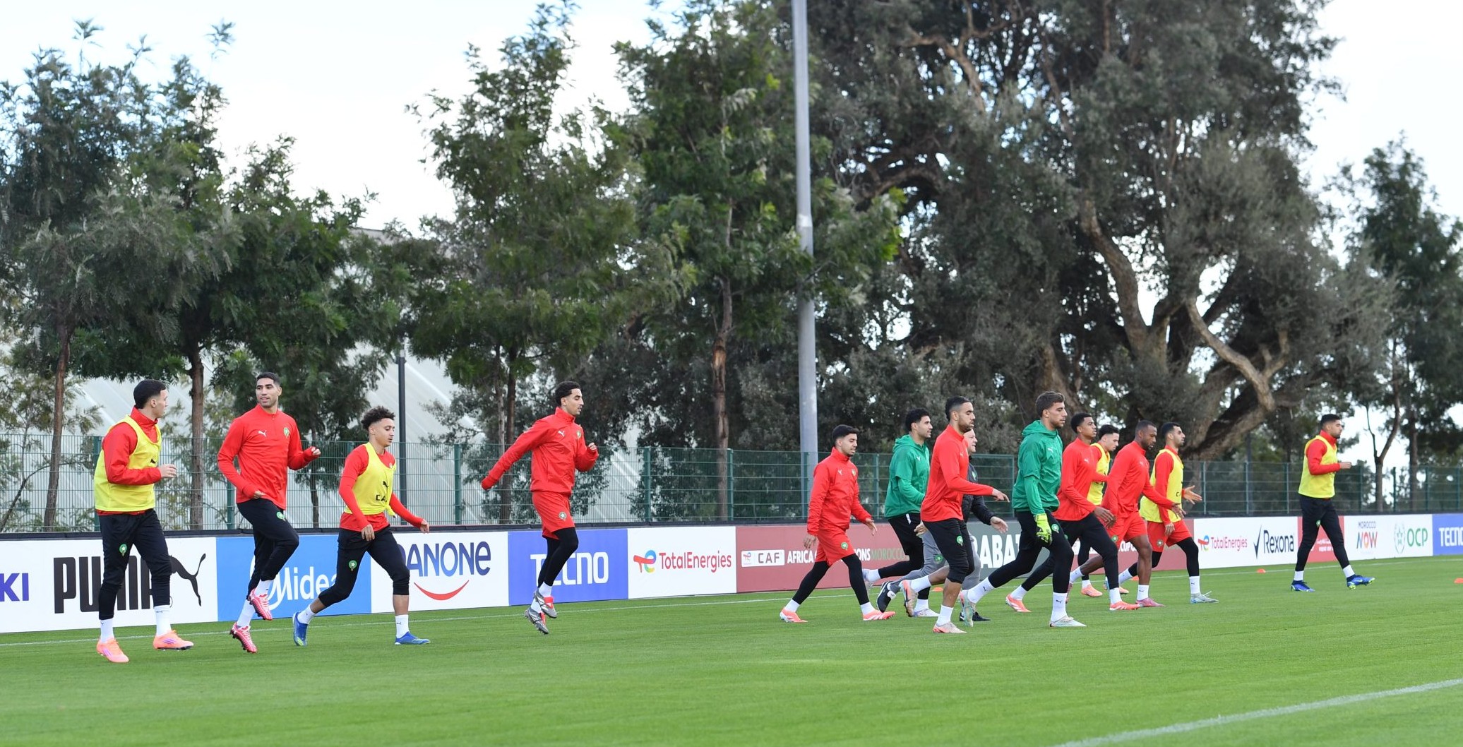 CAN 2025 / Préparation :  reprise studieuse des Lions de l’Atlas avec la présence de Belammari