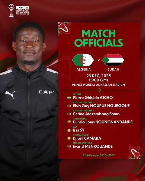 CAN 2025 / Arbitrage : ce mercredi, pas d’arbitre marocain, Hadqa désigné assesseur