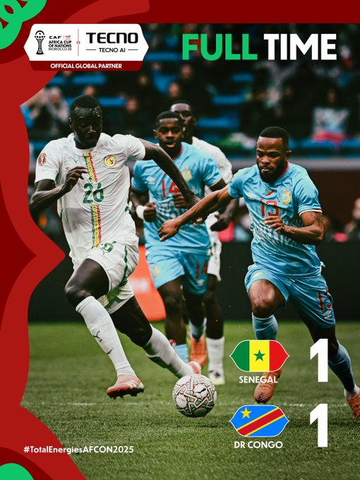 CAN Maroc 25 / Sénégal - RDC : un choc intense, la qualification renvoyée à la J3
