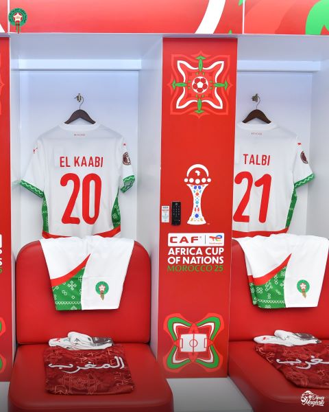 Zambie-Maroc: Vestiaire des Lions