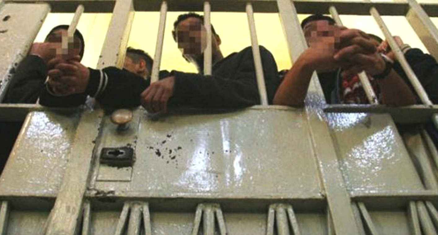 Des détenus dans une prison marocaine. Crédit : DR.