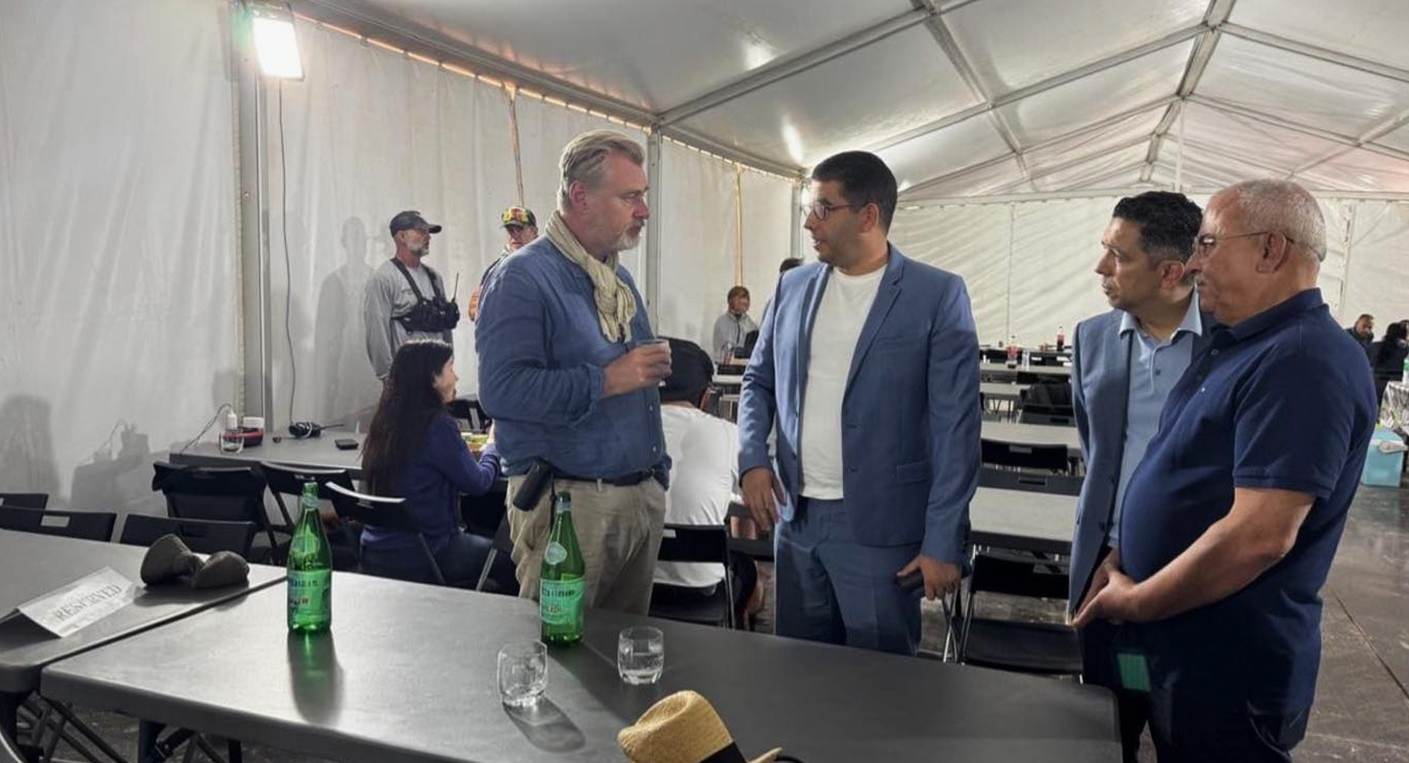 Mehdi Bensaid, s’est rendu sur les lieux du tournage, lundi 21 juillet 2025, afin d’assister à l’une des étapes de la genèse de cette superproduction hollywoodienne. Crédit : DR.