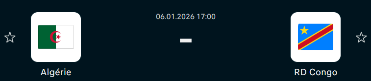 CAN Maroc 25 / Algérie - RDC : un huitième de finale indécis