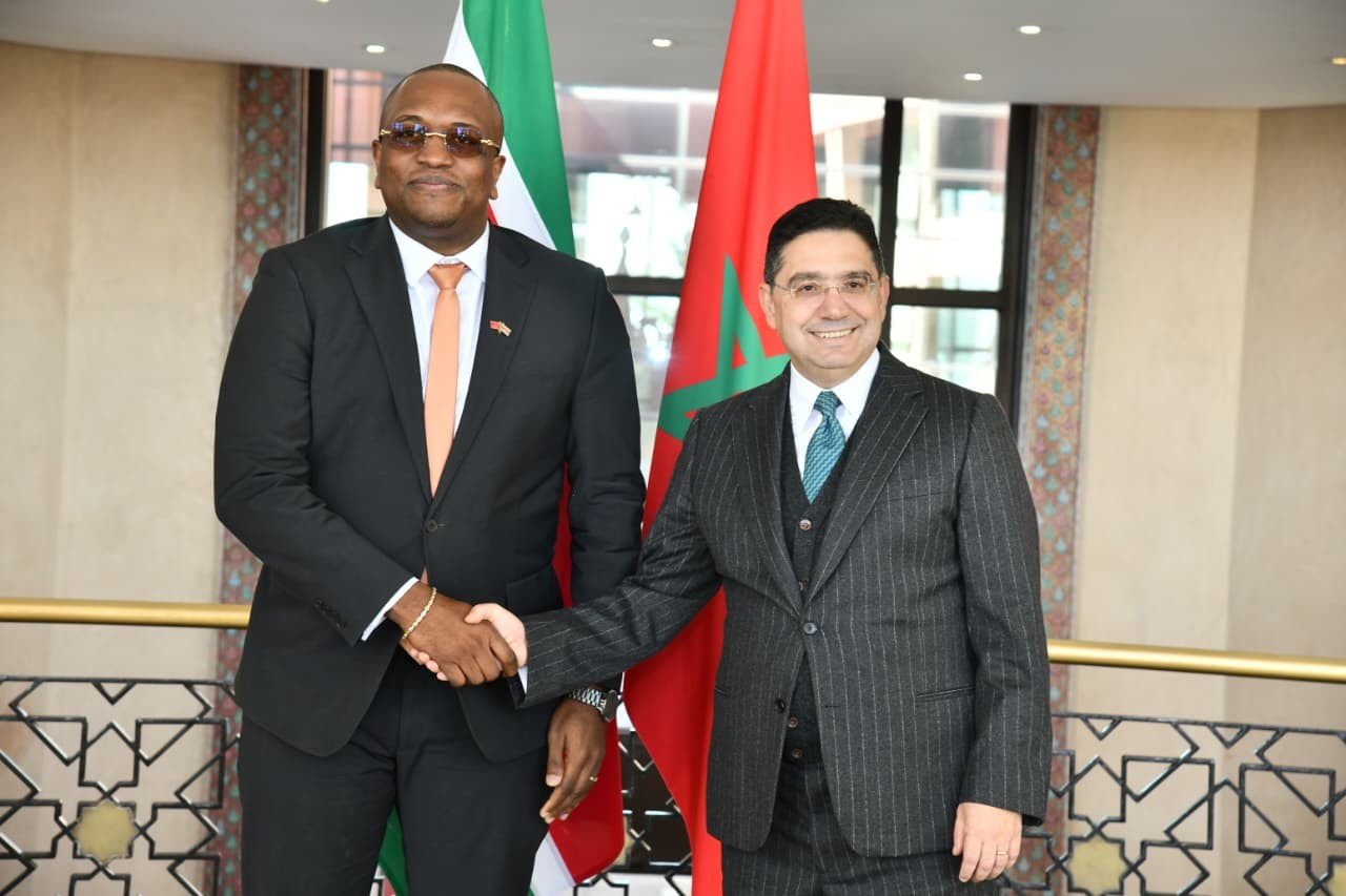 Le Maroc et le Suriname réaffirment leur ferme engagement à renforcer davantage la coopération bilatérale