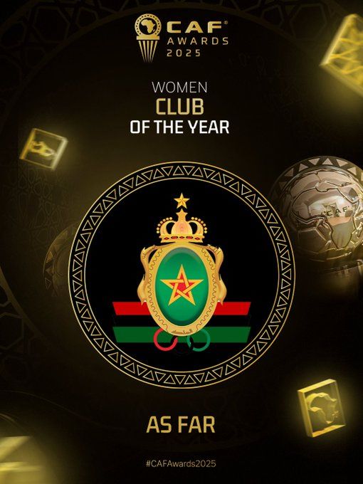 CAF Awards 2025 (F):  Le Maroc à l'honneur 