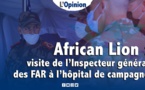 African Lion : visite de l’Inspecteur général des FAR à l’hôpital de campagne