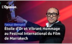 Faouzi Bensaïdi : Étoile d'Or et Vibrant Hommage au Festival International du Film de Marrakech