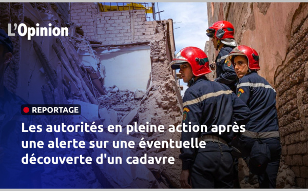 Les autorités en pleine action après une alerte sur une éventuelle découverte d'un cadavre