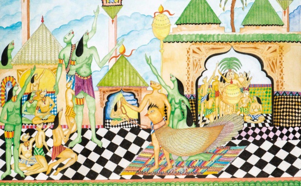  L’artiste Abbas Saladi (1950-1992) fait partie des plasticiens marocains qui comptent le plus d’œuvres contrefaite. 