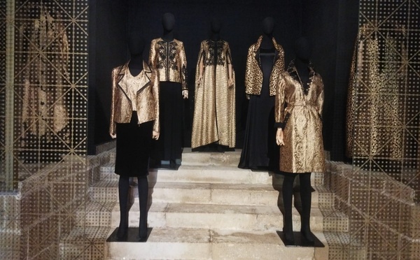 Modèles de haute couture conçus par Fadila Elgadi. Crédit photo: Yahya Bouhamidi