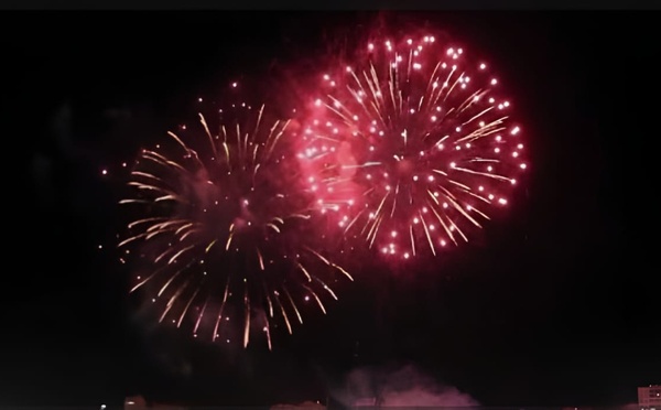 ​Sous les feux d'artifice: Clôture triomphale du Moussem Moulay Abdallah Amghar