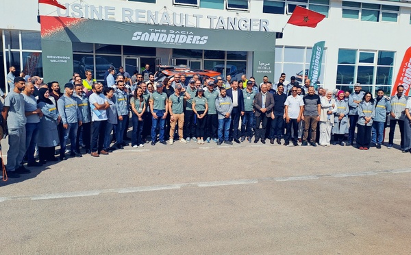 Le Dacia Sandrider présenté à l’usine Renault de Tanger