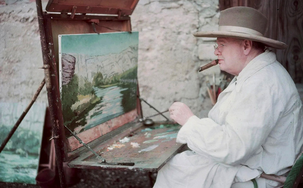« Marrakech », refuge pictural de Winston Churchill, bientôt aux enchères