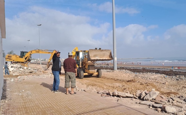 El Jadida : la démolition des cabines de Deauville ou la dissolution d'une strate mémorielle