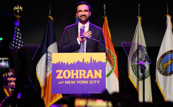 Etats-Unis : le socialiste Zohran Mamdani devient le premier maire musulman de New York
