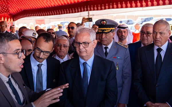 ​Laâyoune : Baraka supervise les travaux de nombre de chantiers structurants