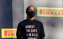 Formule 1 : Hamilton arbore un T-shirt pour Breonna Taylor sur le podium au Mugello