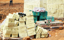 Saisie et destruction de bouteilles d’alcool de contrebande à Casablanca