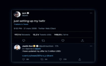 Réseaux sociaux : Un tweet vendu à 2 millions de dollars…