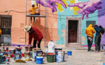 Oujda : des jeunes embellissent la médina avec du Street Art