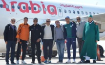 Une belle initiative :  Ce dimanche, le Raja a rejoint la RSB à Agadir pour rejoindre ensemble l'Afrique orientale