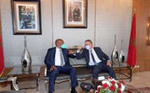 Le président de la Confédération Africaine de Football hôte du Maroc