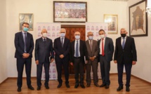 Nizar Baraka reçoit Chakib Benmoussa, président de la CSMD