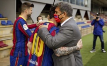 Point de presse : Joan Laporta, président du FC Barcelone, explique les raisons du départ de Messi