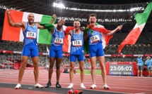 JO - Athlétisme / Relais 4x100 : Les Italiens médaillés d’or devant les Britanniques et les Canadiens