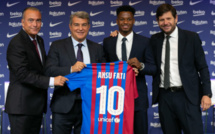 FC Barcelone : Ansu Fati, Catalan jusqu’en 2027 avec une clause libératoire d’un milliard d’euros !