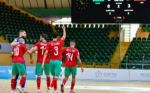 Futsal / Coupe Arabe 2022 : Le Maroc demi-finaliste après un match titanesque face au gardien de but libyen