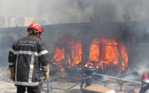 Incendie / Kénitra : 53 magasins de vente de vêtements usagés ravagés