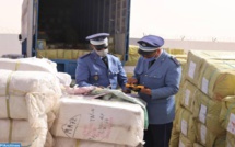 Salé / Contrebande : Saisie de vêtements prêt-à-porter