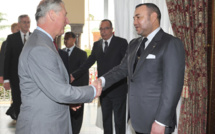 SM le Roi Mohammed VI s'entretient avec le Roi Charles III