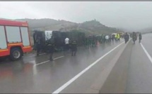 Taza: 11 morts et 43 blessés suite au renversement d'un autocar