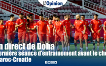 En direct de Doha : Dernière séance d’entrainement avant le choc Maroc-Croatie