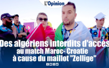 Des algériens interdits d'accès au match Maroc-Croatie à cause du maillot "Zellige"